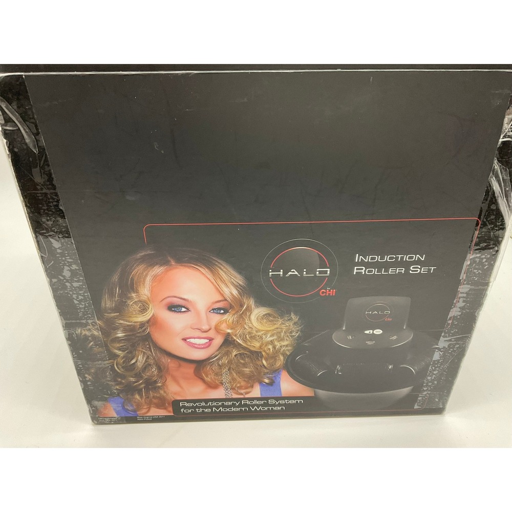 CHI Halo Induction Roller Set Women Black Ceramic Infused Professional Curler